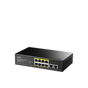 Cudy FS1010PG 10-Port Gigabit PoE+ Switch with 8 PoE Ports and 2 SFP Uplink Slots for High-Powered Network Solutions