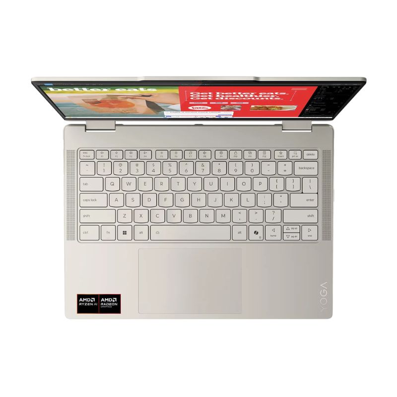 LENOVO YOGA 7 14AKP10 83JR0002US AMD RYZEN AI 5 340 16GB DDR5 ON BOARD 512GB NVME 14" OLED WUXGA (1920x1200)X360 TOUCHSCREEN AMD RADEON 840M - Image 4